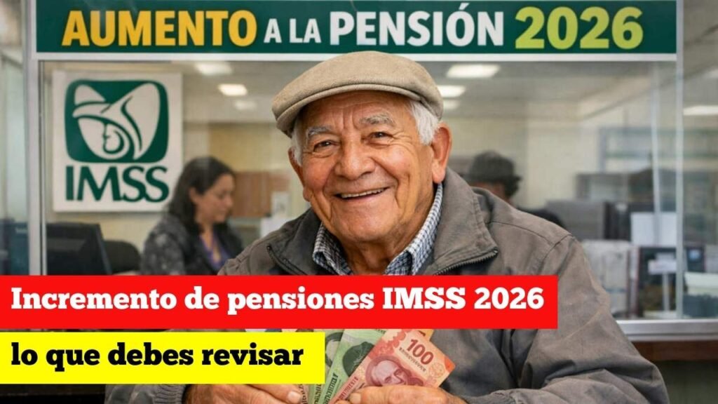 Incremento de pensiones IMSS 2026: lo que debes revisar