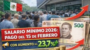 Salario Mínimo 2026: Pago del 15 de Febrero con Aumento del 23,7 %